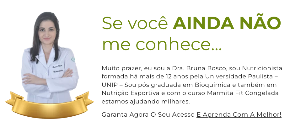 Curso Marmita Fit Congelada da Bruna Bosco