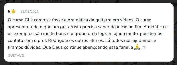 Guitarra Intensiva do Rodrigo Ferrarezi